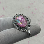 Cotton Candy Turquoise 925 Sterling Silver Pendant – Bohemian Festival Jewelry