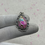 Cotton Candy Turquoise 925 Sterling Silver Pendant – Artisan Silver Jewelry