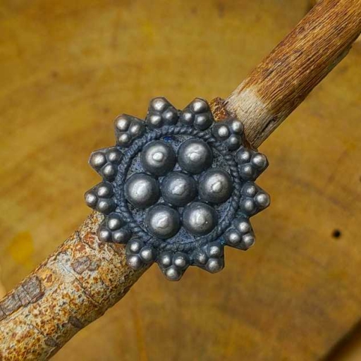 925 Sterling Silver Designer Tribal Star Design Ring