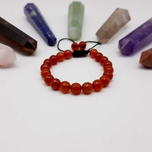 Handmade Designer Natural Carnelien Gemstone Beaded Bracelet For Yoga And Meditation