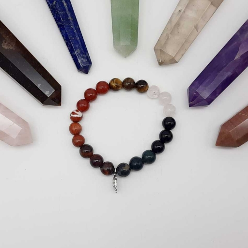 Handmade Designer Natural Mix Gemstone Beaded Bracelet For Yoga And Meditation