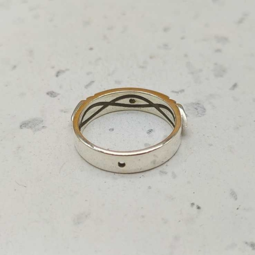 925 Sterling Silver Bohemian Artisan Design Handmade Atlantis Ring
