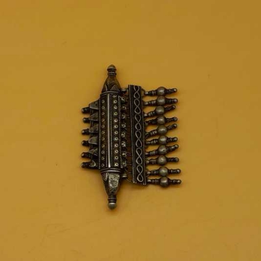 Vintage Old Silver Handmade Hanging Ball Beads Banjara Pendant Royal Family Jewelry