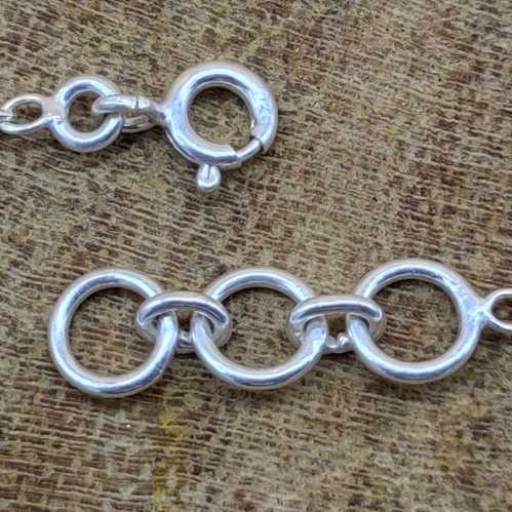 925 Sterling Silver Round Shape Rose Quartz Gemstone Bezel Work Cabel Chain Necklace