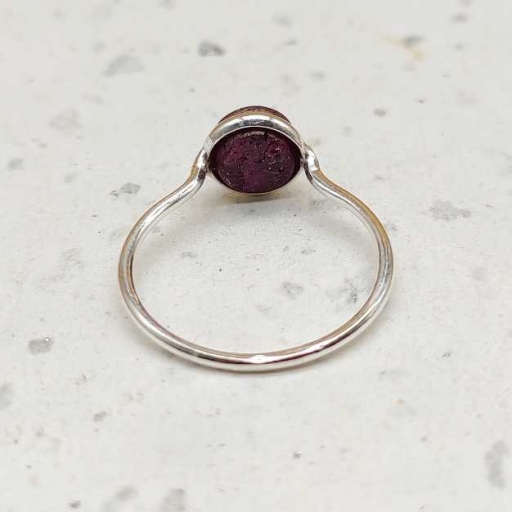 Oval Shape Star Ruby Gemstone Handmade 925 Silver Ring