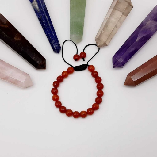 Handmade Designer Natural Carnelien Gemstone Beaded Bracelet For Yoga And Meditation