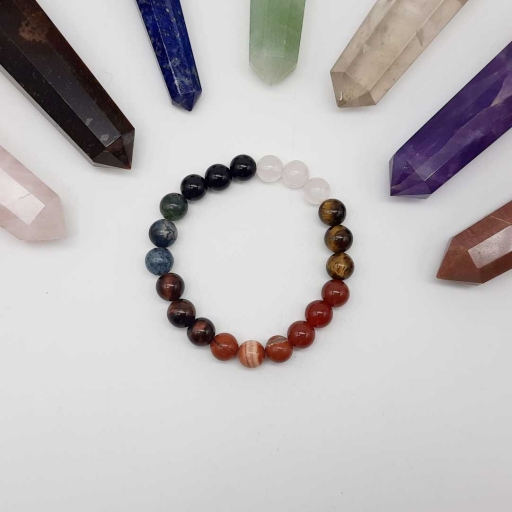 Handmade Designer Natural Multi Color Gemstone Beaded Bracelet For Yoga And Meditation