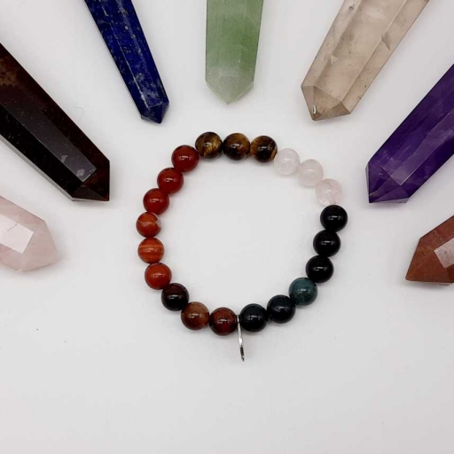 Handmade Designer Natural Mix Color Gemstone Beaded Bracelet For Yoga And Meditation