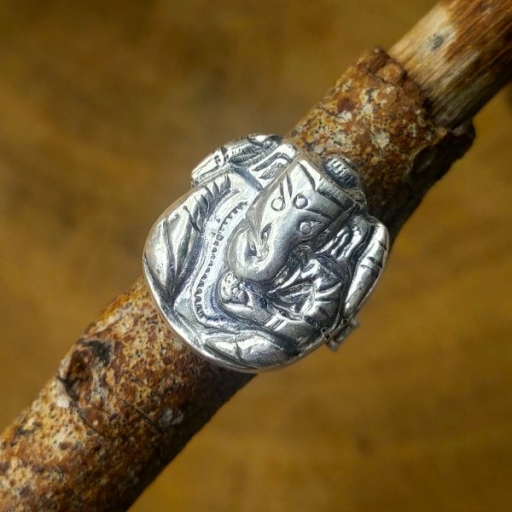 925 Sterling Silver Handmade Bohemian Tortoise  Design Silver Band Ring