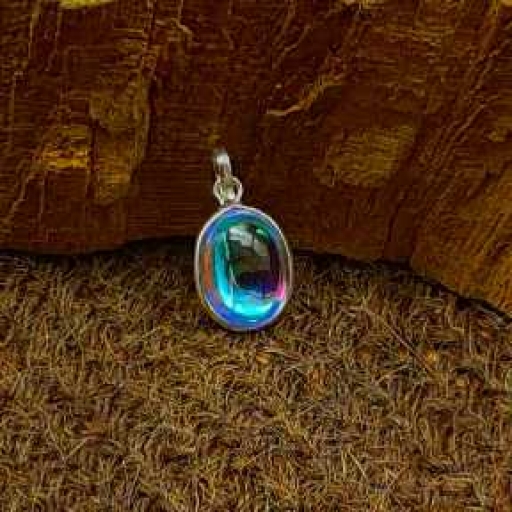 Swarovski Crystal Gemstone Simple Dainty 925 Sterling Silver Pendant For Her Gift