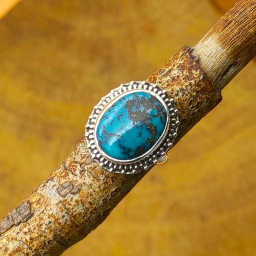 Turquoise Gemstone Handmade 925 Sterling Silver Ring